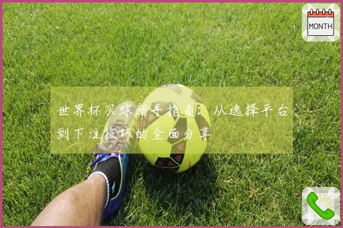 世界杯买球新手指南：从选择平台到下注技巧的全面分享